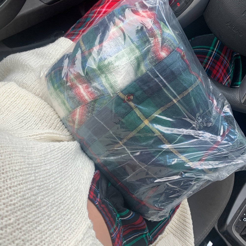 Urban outfitters BDG one way or another plaid flannel button down RARE